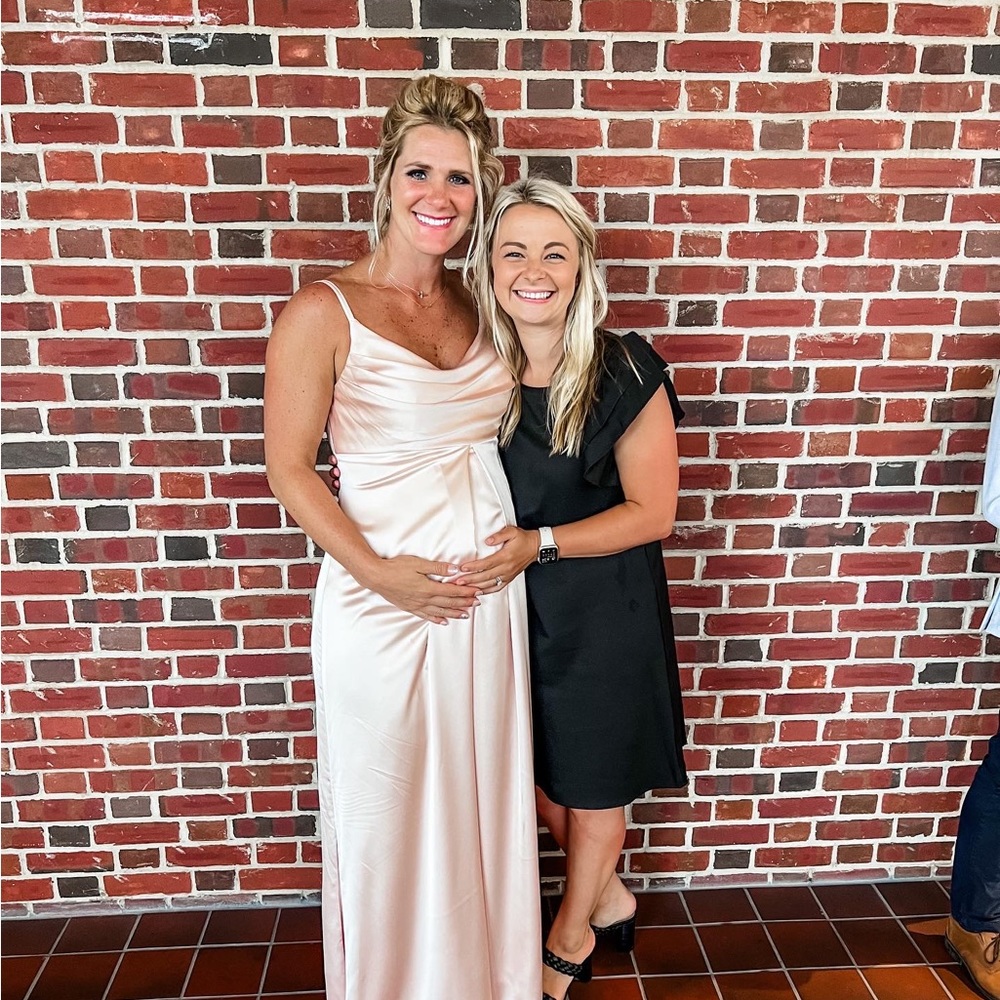 Maternity bridesmaid dress